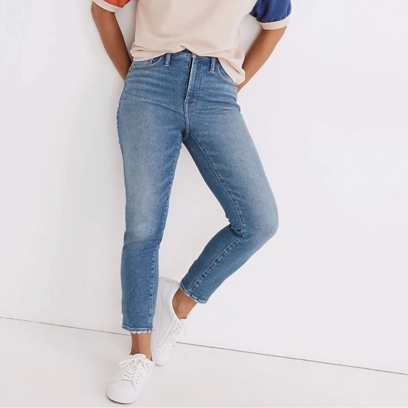 MADEWELL Stovepipe Jeans in Ditmas Wash. Size 27 - Picture 1 of 10